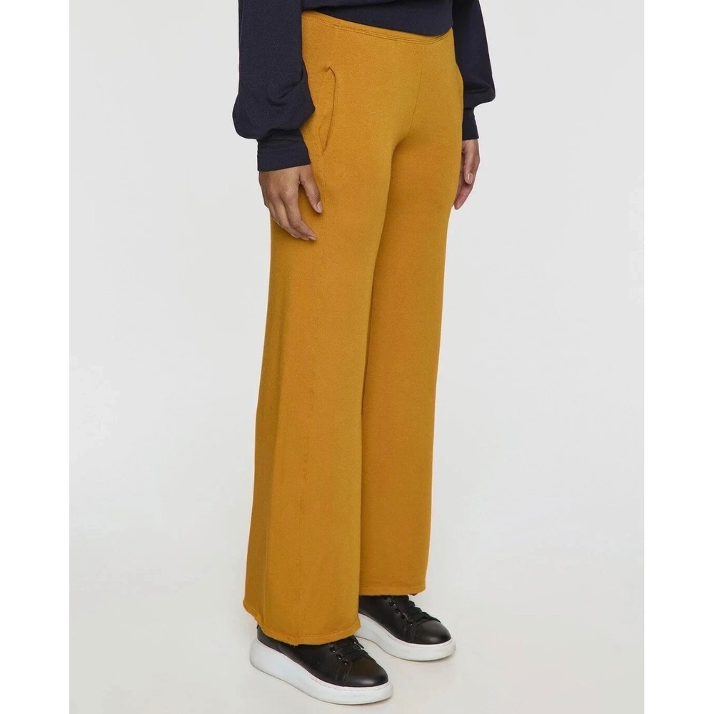 Bleusalt The Cindy Pant in Turmeric Yellow Size XL (4) Lagenlook Comfort Casual